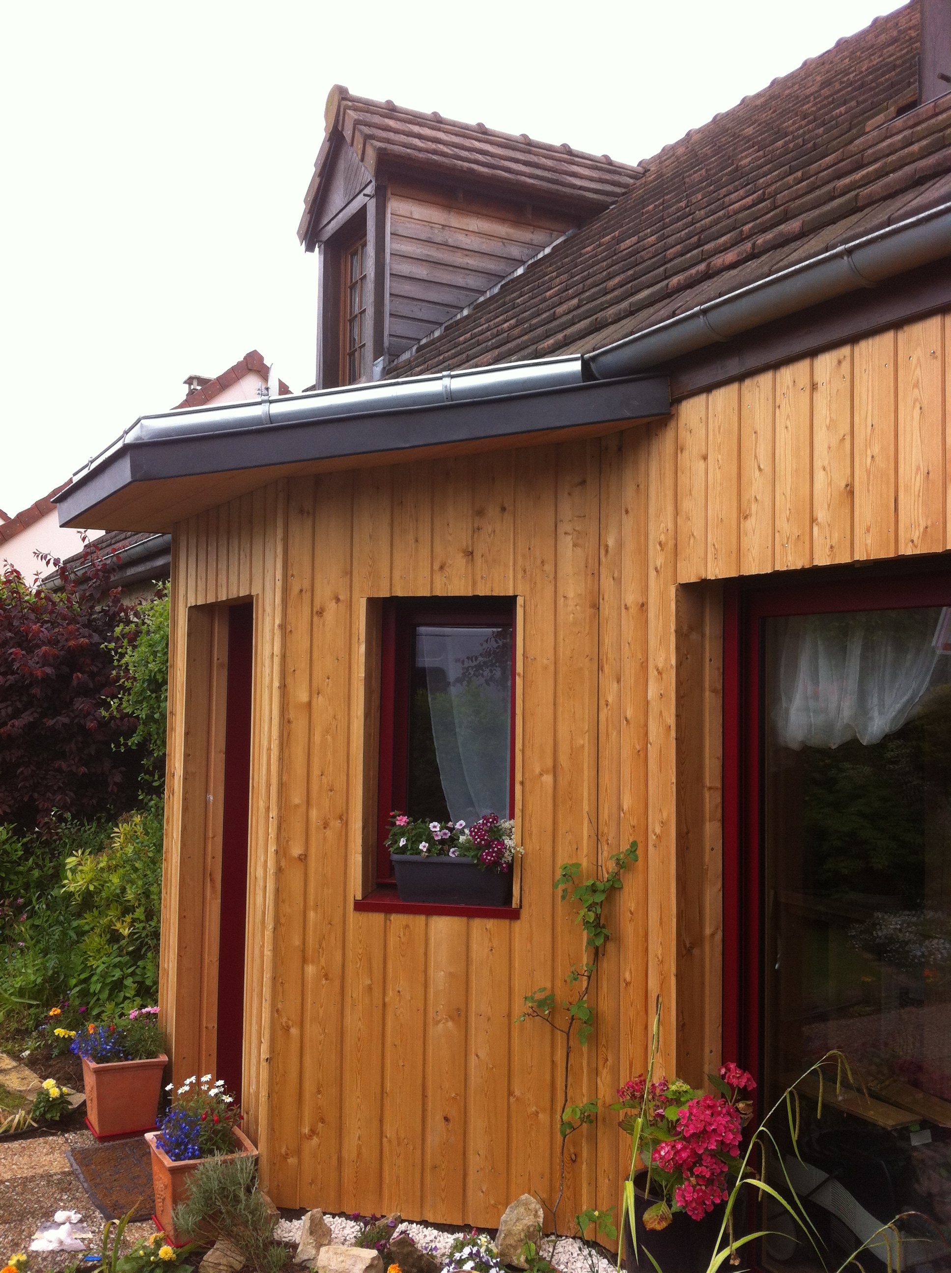 Petite extension de façade